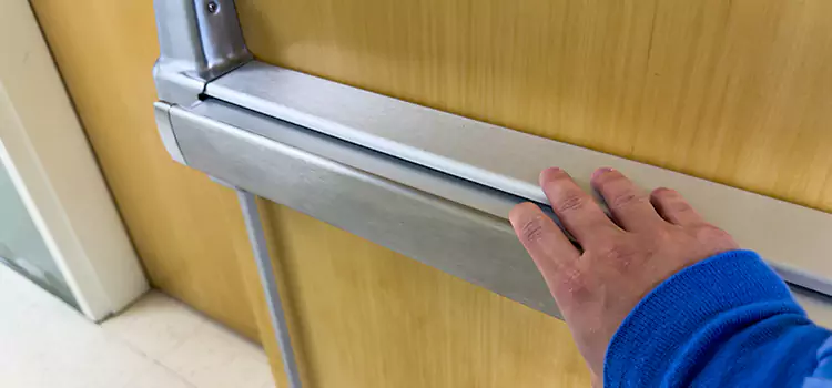 Installing a Push Bar on a Door Pleasantville